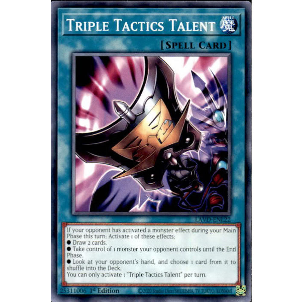 Triple Tactics Talent LAVD-ENL22 Yu-Gi-Oh! Card from the Legendary Arc-V Decks Set