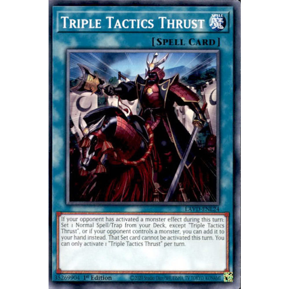 Triple Tactics Thrust LAVD-ENL24 Yu-Gi-Oh! Card from the Legendary Arc-V Decks Set