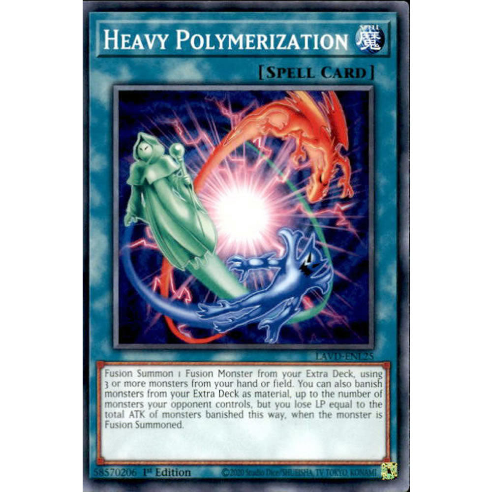 Heavy Polymerization LAVD-ENL25 Yu-Gi-Oh! Card from the Legendary Arc-V Decks Set