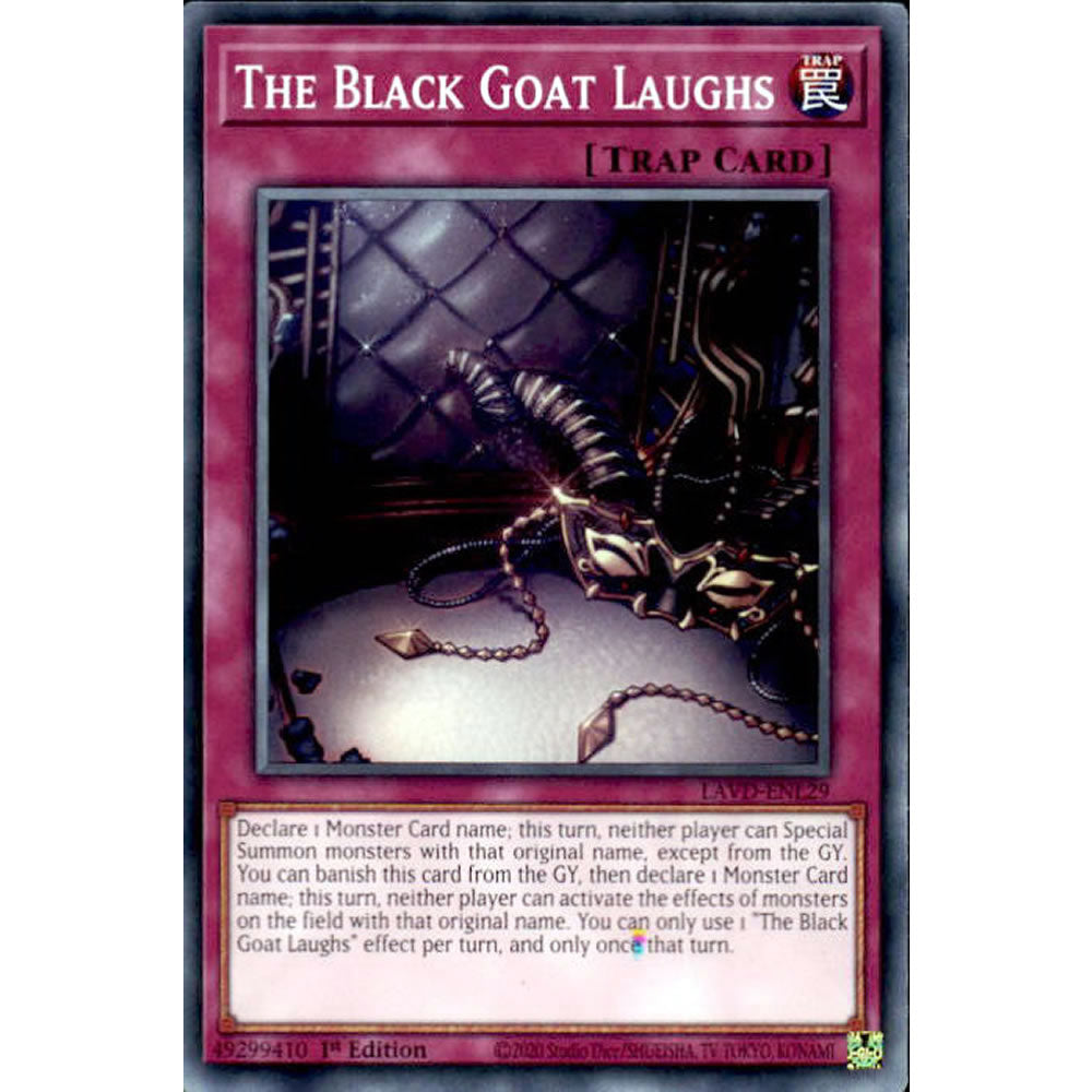 The Black Goat Laughs LAVD-ENL29 Yu-Gi-Oh! Card from the Legendary Arc-V Decks Set