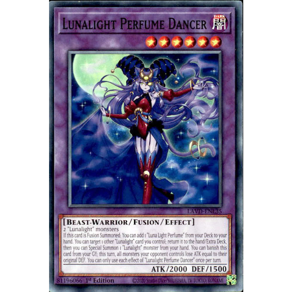 Lunalight Perfume Dancer LAVD-ENL35 Yu-Gi-Oh! Card from the Legendary Arc-V Decks Set