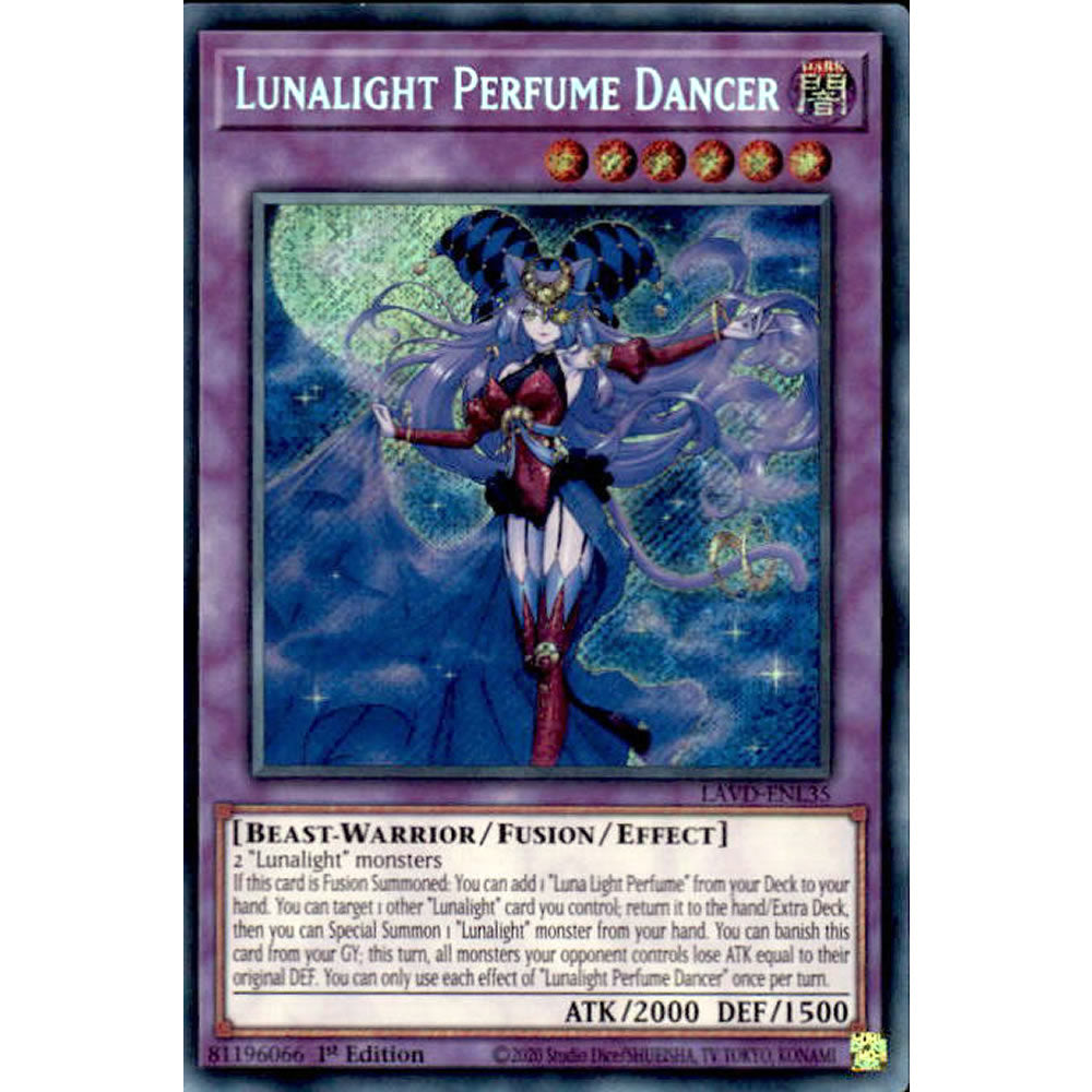 Lunalight Perfume Dancer LAVD-ENL35 Yu-Gi-Oh! Card from the Legendary Arc-V Decks Set