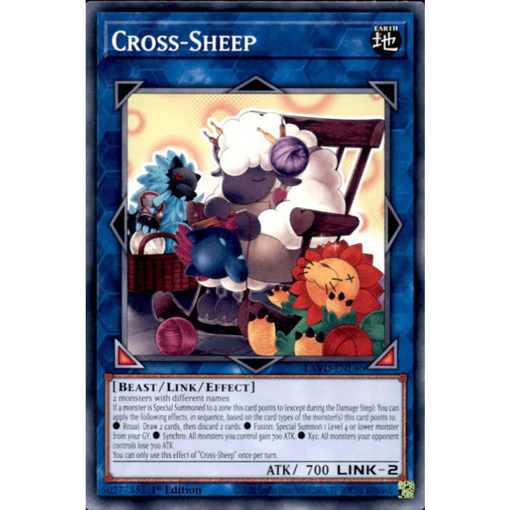 Cross-Sheep LAVD-ENL40 Yu-Gi-Oh! Card from the Legendary Arc-V Decks Set