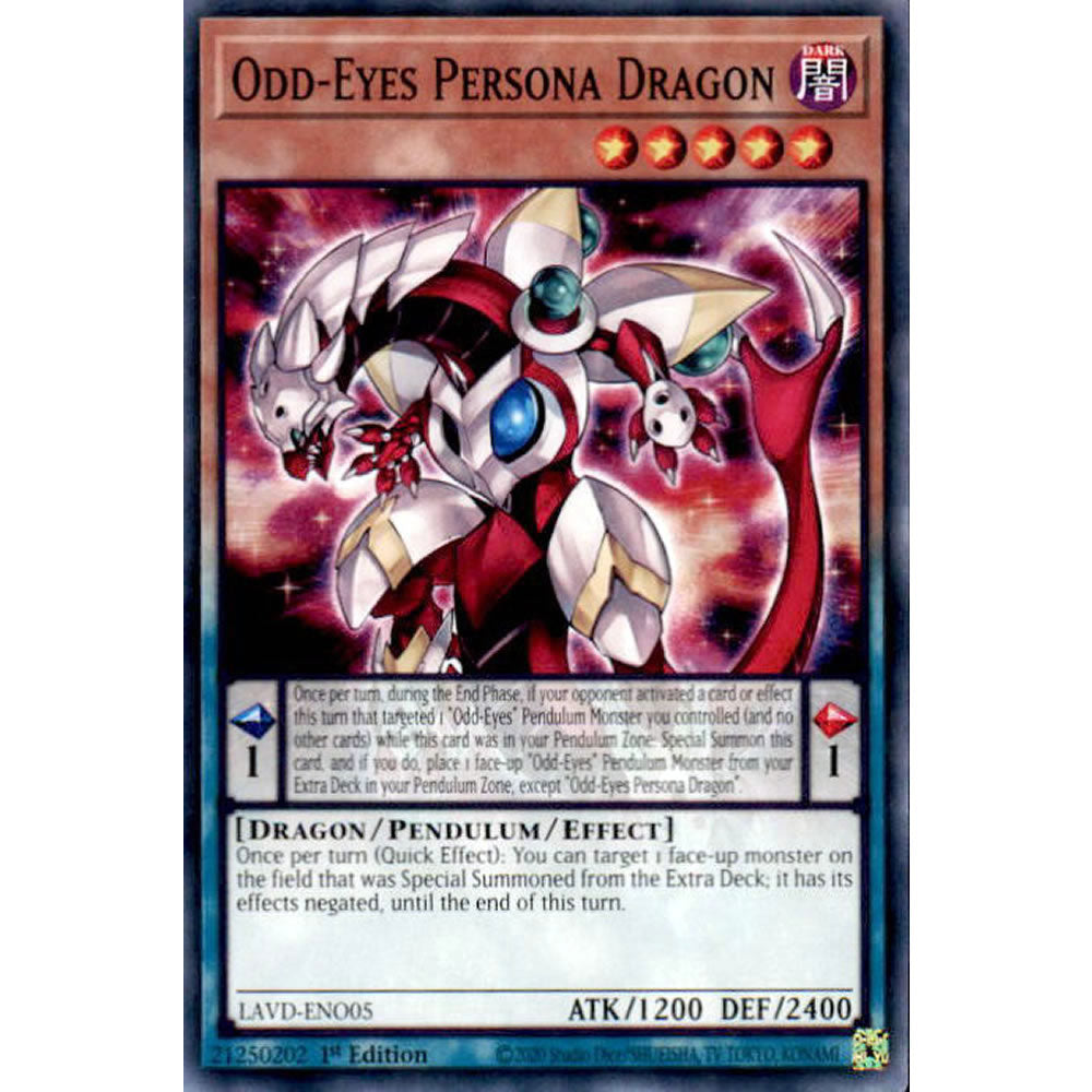 Odd-Eyes Persona Dragon LAVD-ENO05 Yu-Gi-Oh! Card from the Legendary Arc-V Decks Set