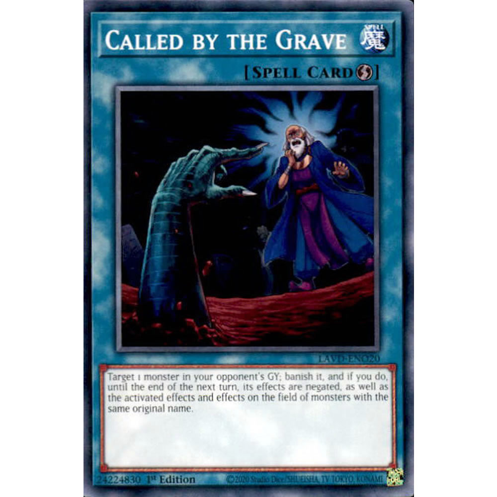 Called by the Grave LAVD-ENO20 Yu-Gi-Oh! Card from the Legendary Arc-V Decks Set