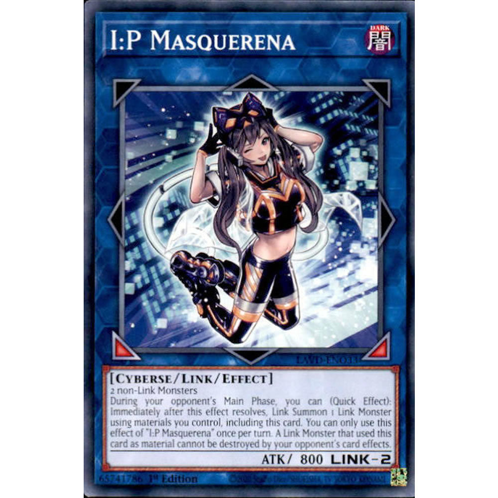 I:P Masquerena LAVD-ENO33 Yu-Gi-Oh! Card from the Legendary Arc-V Decks Set