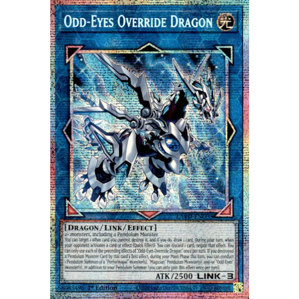 Odd-Eyes Override Dragon LAVD-ENO38 Yu-Gi-Oh! Card from the Legendary Arc-V Decks Set