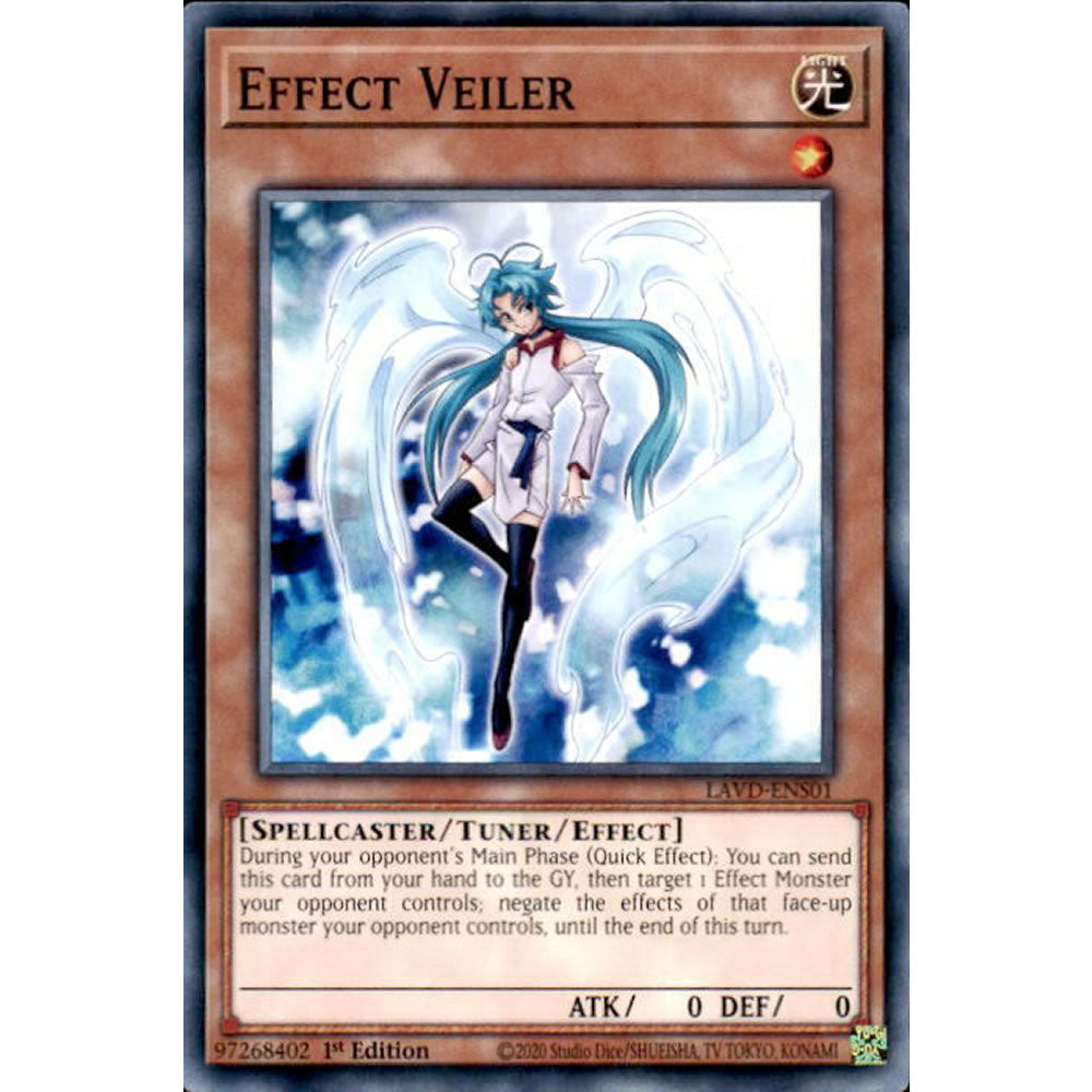 Effect Veiler LAVD-ENS01 Yu-Gi-Oh! Card from the Legendary Arc-V Decks Set