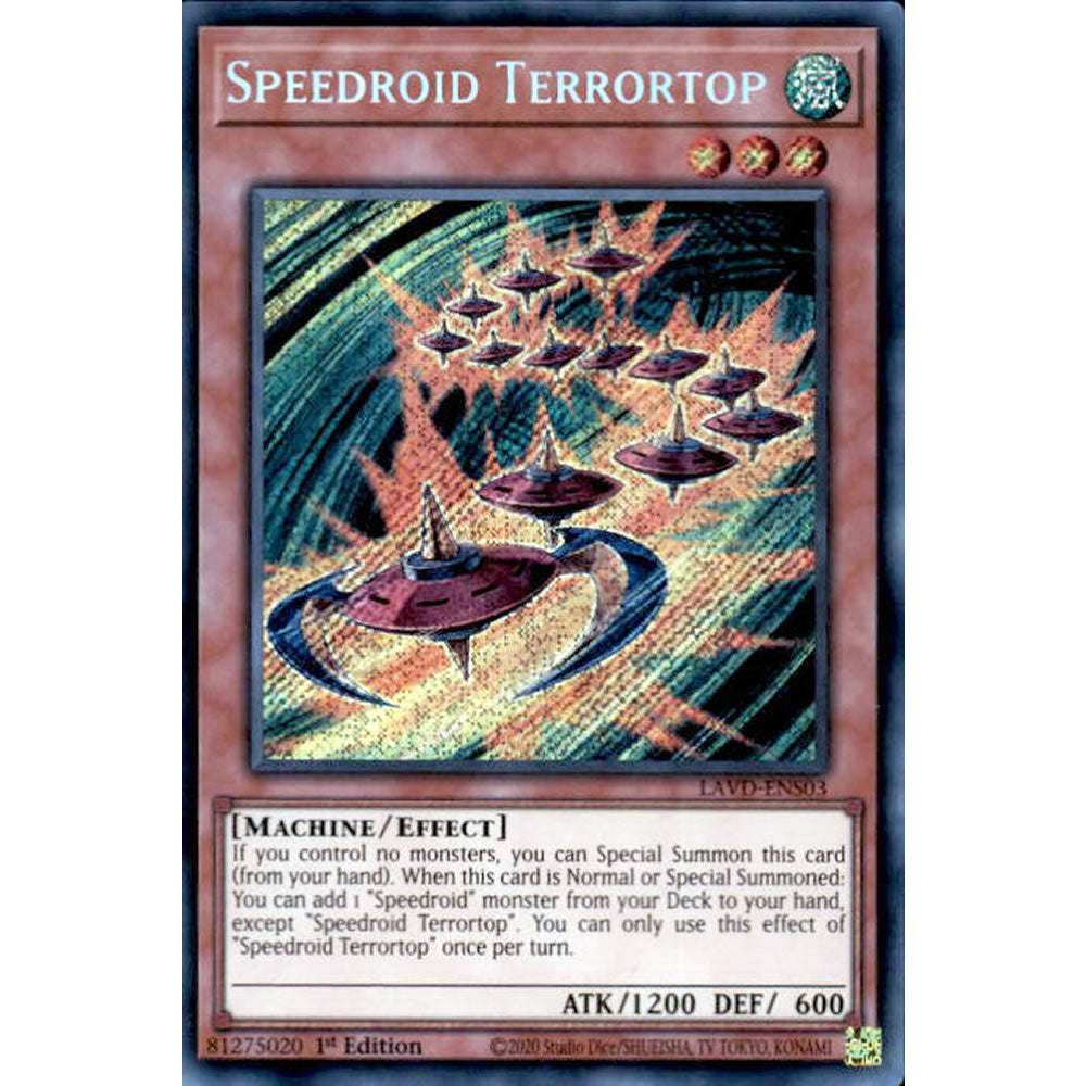 Speedroid Terrortop LAVD-ENS03 Yu-Gi-Oh! Card from the Legendary Arc-V Decks Set