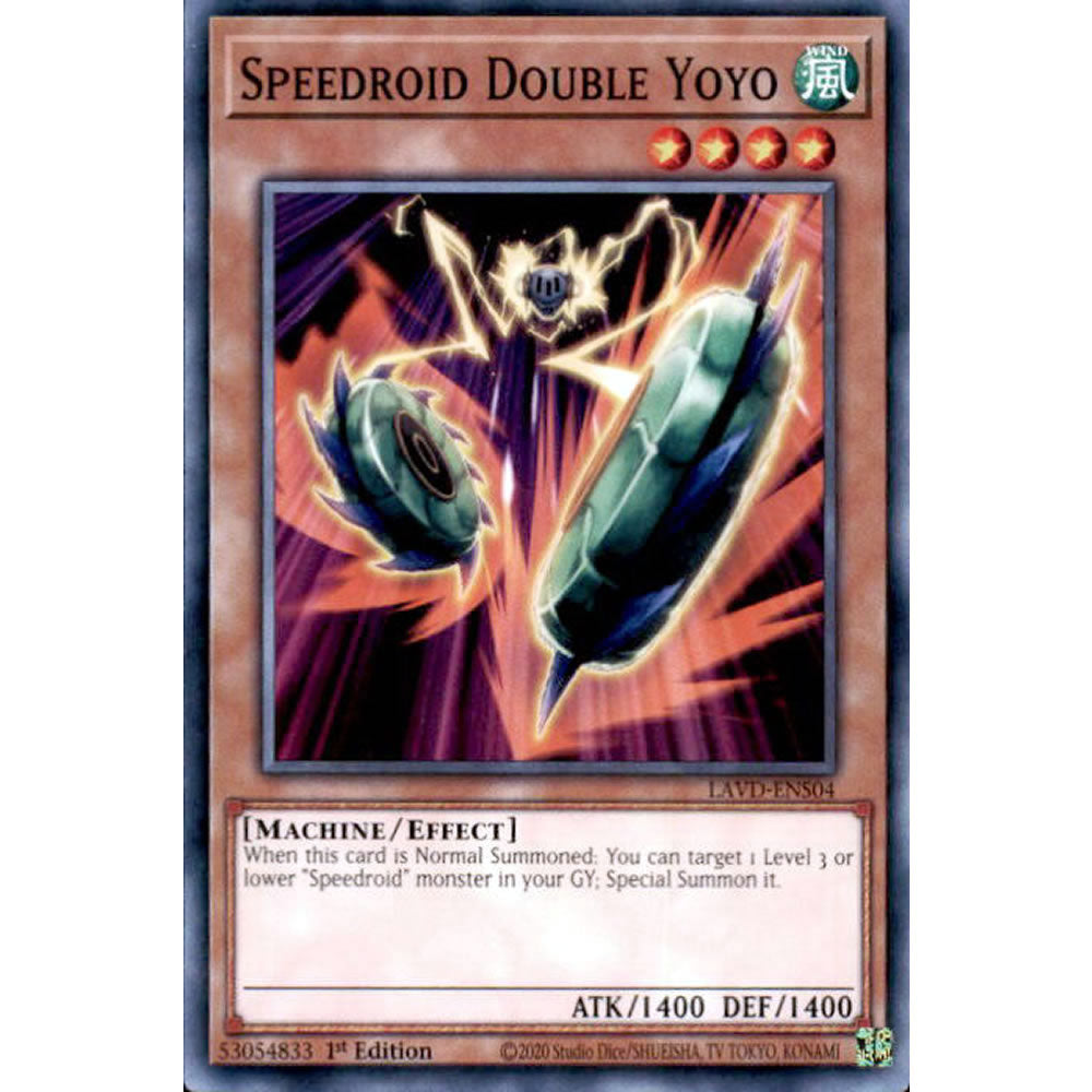 Speedroid Double Yoyo LAVD-ENS04 Yu-Gi-Oh! Card from the Legendary Arc-V Decks Set