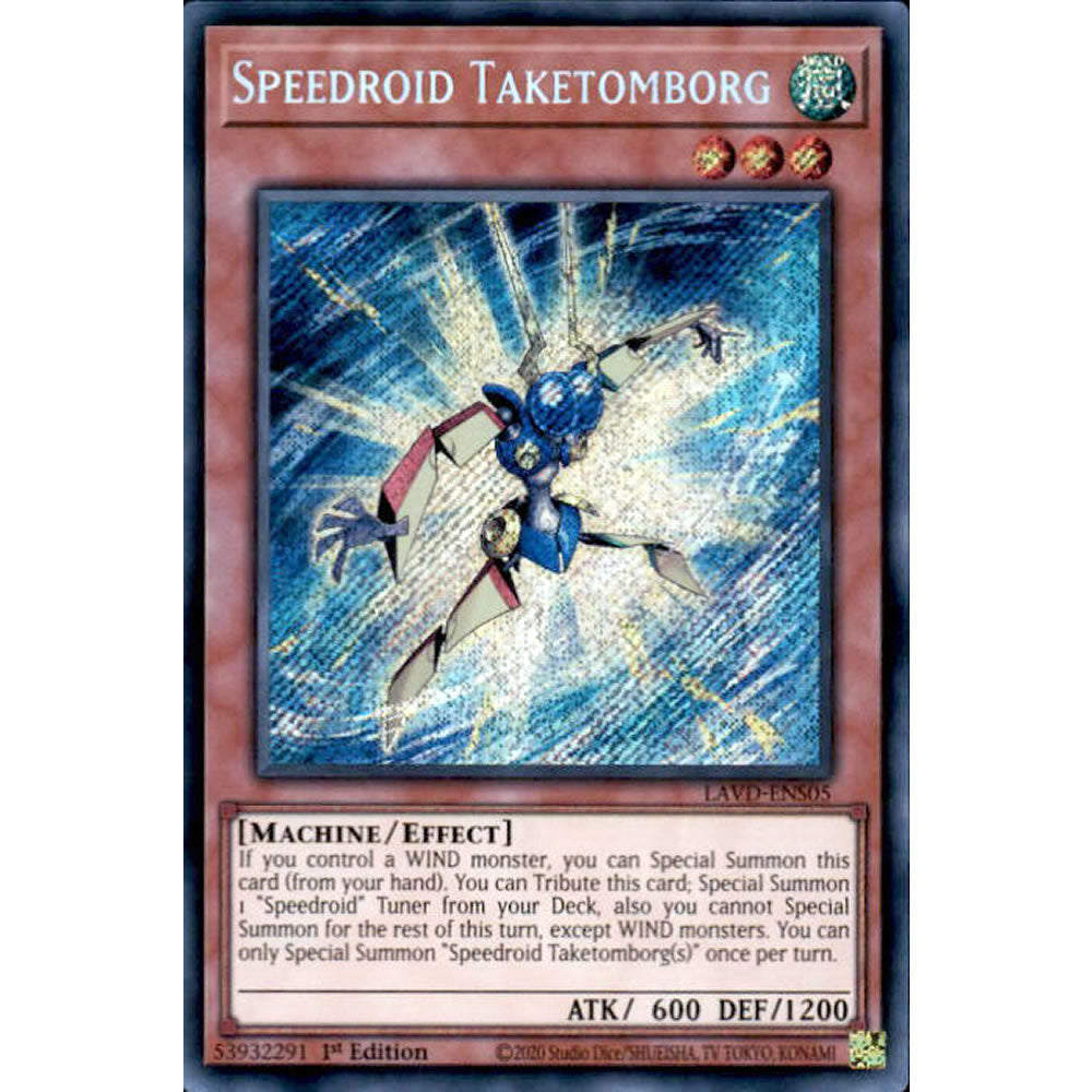 Speedroid Taketomborg LAVD-ENS05 Yu-Gi-Oh! Card from the Legendary Arc-V Decks Set