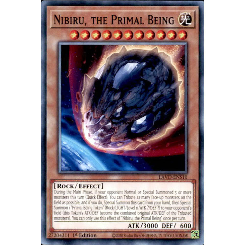 Nibiru, the Primal Being LAVD-ENS10 Yu-Gi-Oh! Card from the Legendary Arc-V Decks Set