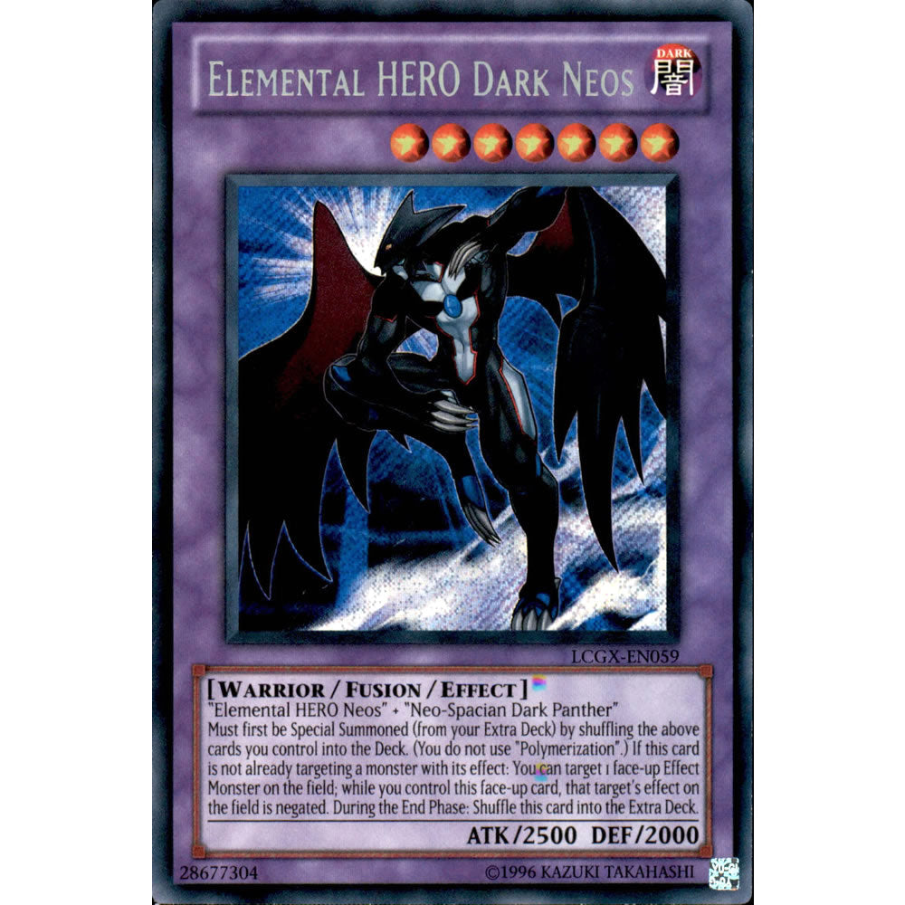 Elemental Hero Dark Neos LCGX-EN059 Yu-Gi-Oh! Card from the Legendary Collection 2: The Duel Academy Years Mega Pack Set