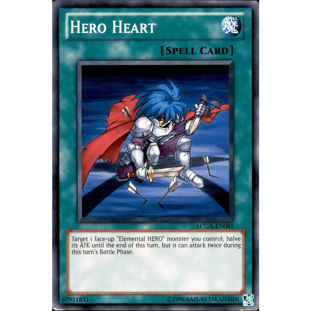 Hero Heart LCGX-EN085 Yu-Gi-Oh! Card from the Legendary Collection 2: The Duel Academy Years Mega Pack Set