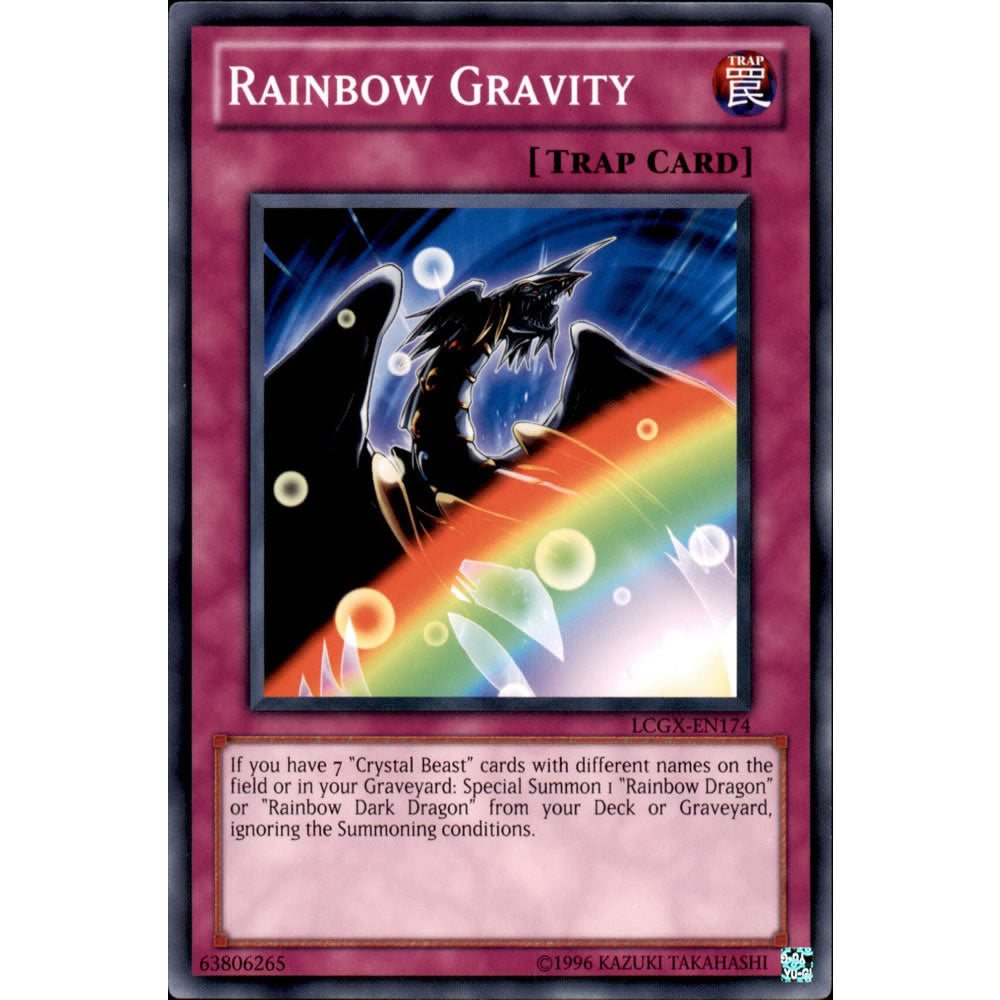 Rainbow Gravity LCGX-EN174 Yu-Gi-Oh! Card from the Legendary Collection 2: The Duel Academy Years Mega Pack Set