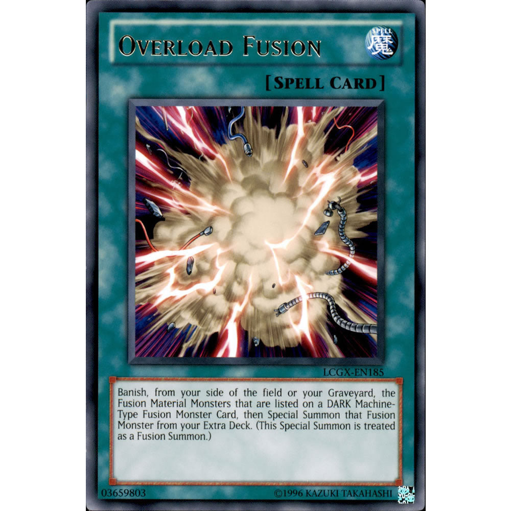 Overload Fusion LCGX-EN185 Yu-Gi-Oh! Card from the Legendary Collection 2: The Duel Academy Years Mega Pack Set