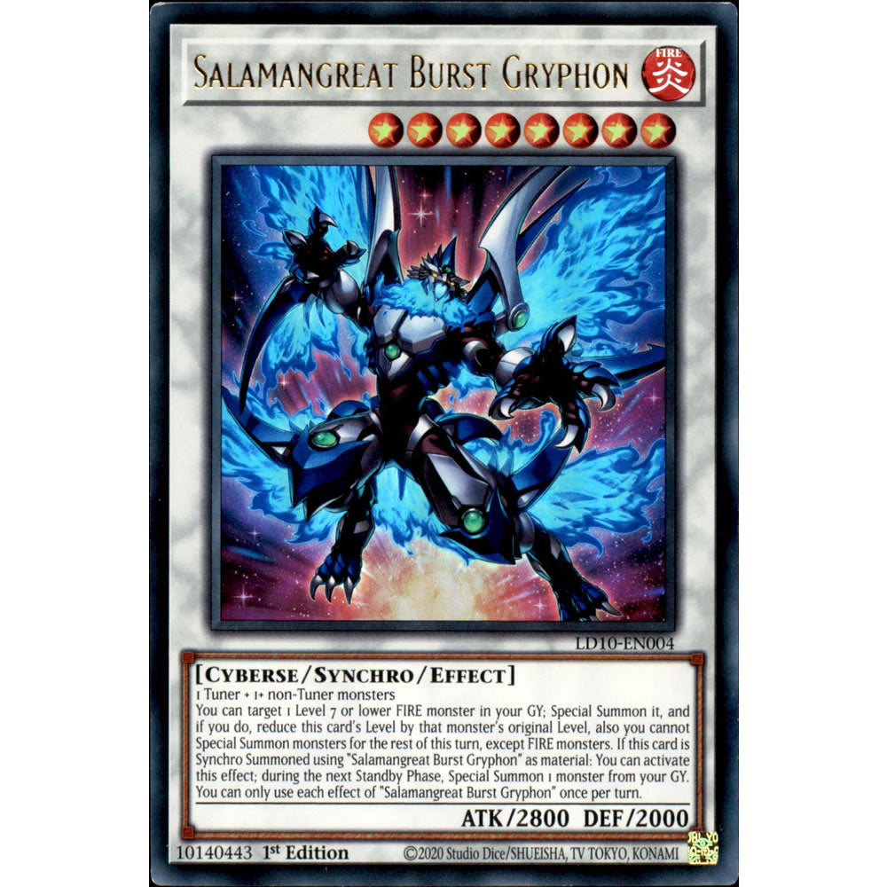 Salamangreat Burst Gryphon LD10-EN004 Yu-Gi-Oh! Card from the Legendary Duelists: Soulburning Volcano Set