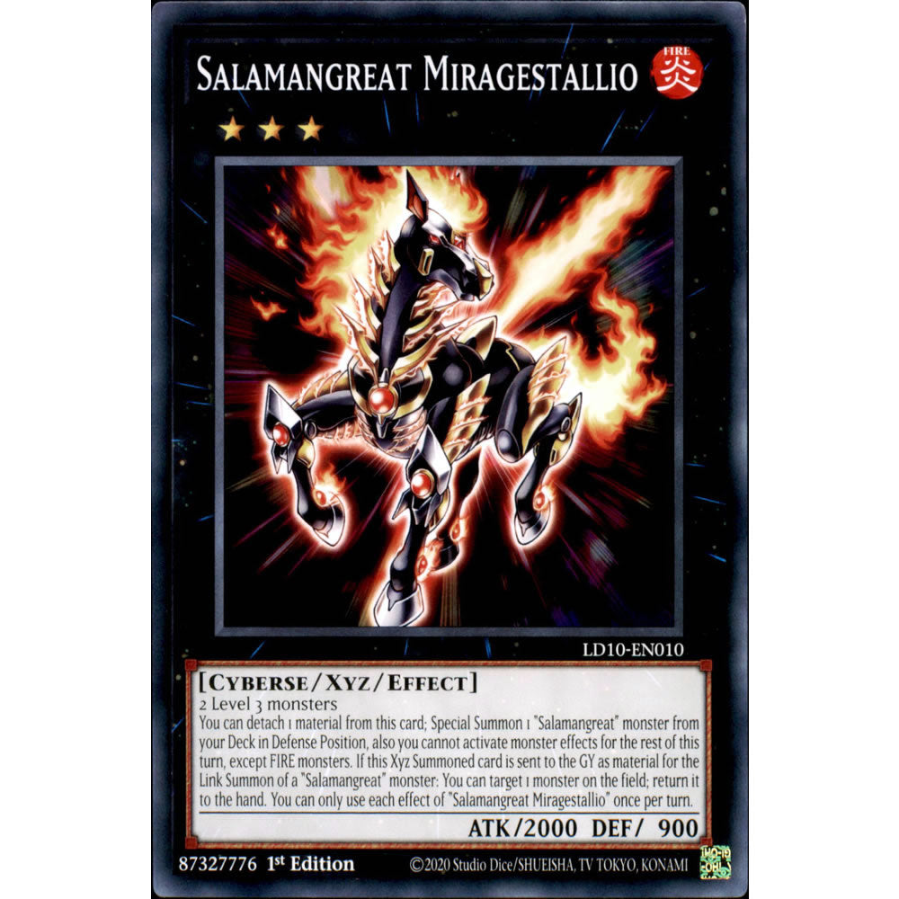 Salamangreat Miragestallio LD10-EN010 Yu-Gi-Oh! Card from the Legendary Duelists: Soulburning Volcano Set