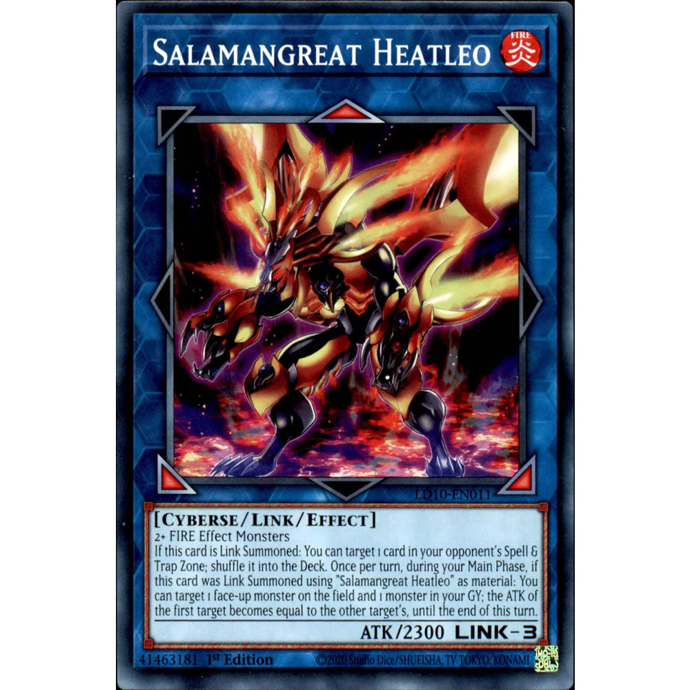 Salamangreat Heatleo LD10-EN011 Yu-Gi-Oh! Card from the Legendary Duelists: Soulburning Volcano Set