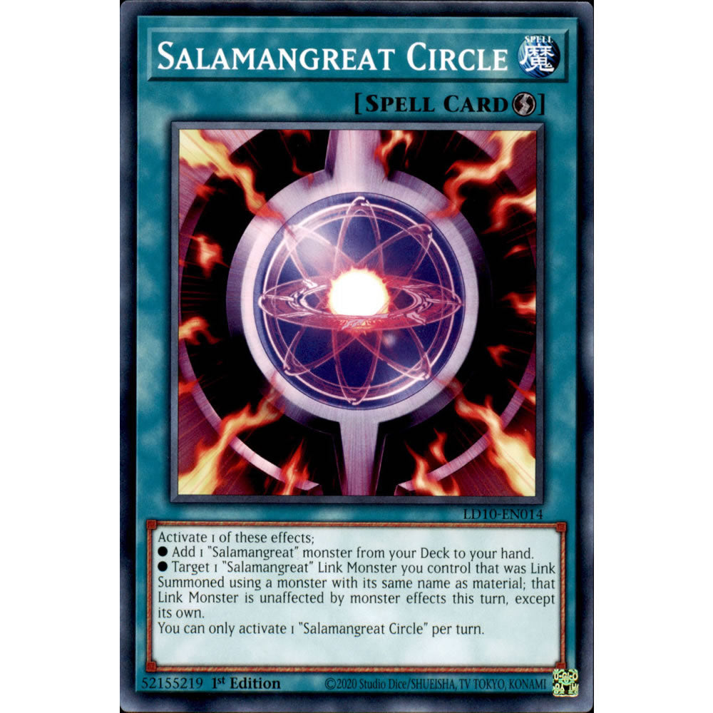 Salamangreat Circle LD10-EN014 Yu-Gi-Oh! Card from the Legendary Duelists: Soulburning Volcano Set