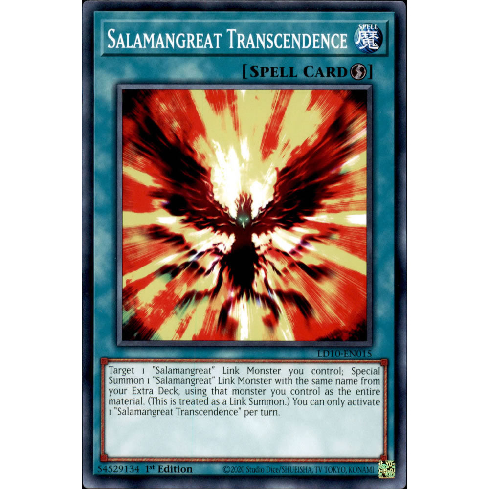 Salamangreat Transcendence LD10-EN015 Yu-Gi-Oh! Card from the Legendary Duelists: Soulburning Volcano Set