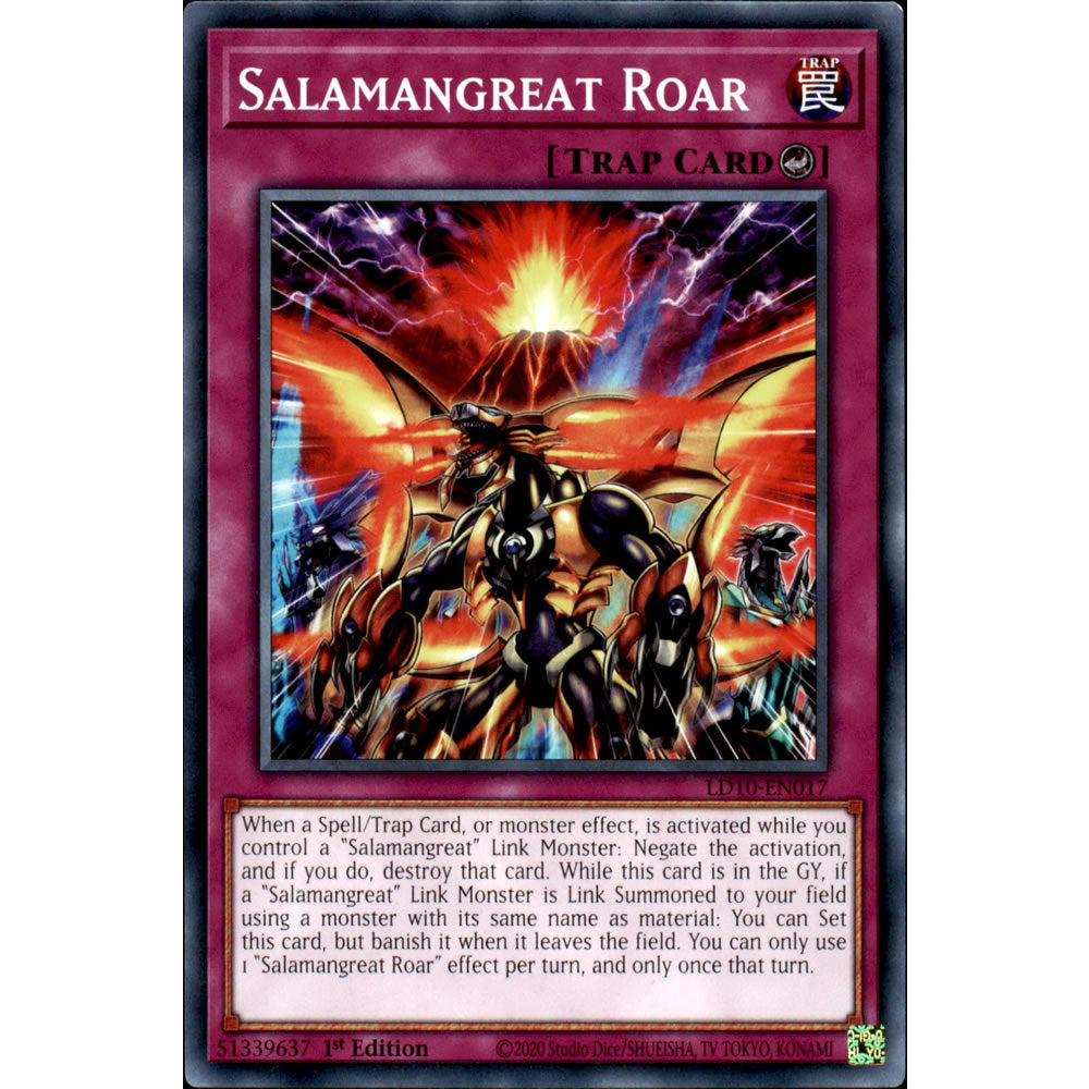 Salamangreat Roar LD10-EN017 Yu-Gi-Oh! Card from the Legendary Duelists: Soulburning Volcano Set