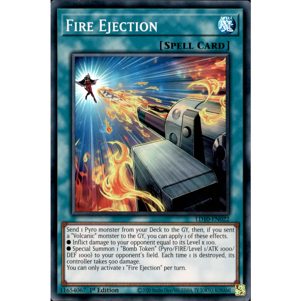 Fire Ejection LD10-EN022 Yu-Gi-Oh! Card from the Legendary Duelists: Soulburning Volcano Set