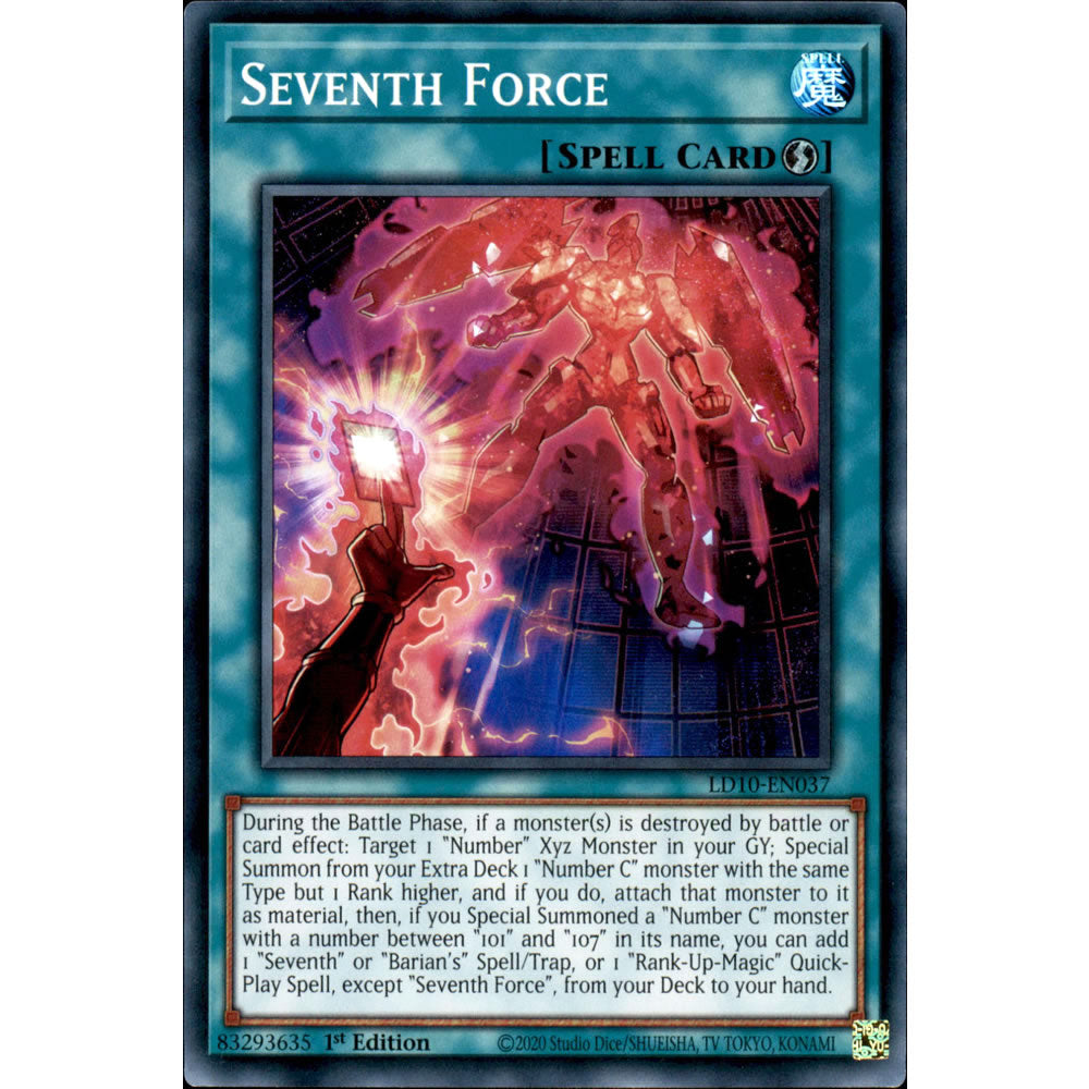 Seventh Force LD10-EN037 Yu-Gi-Oh! Card from the Legendary Duelists: Soulburning Volcano Set