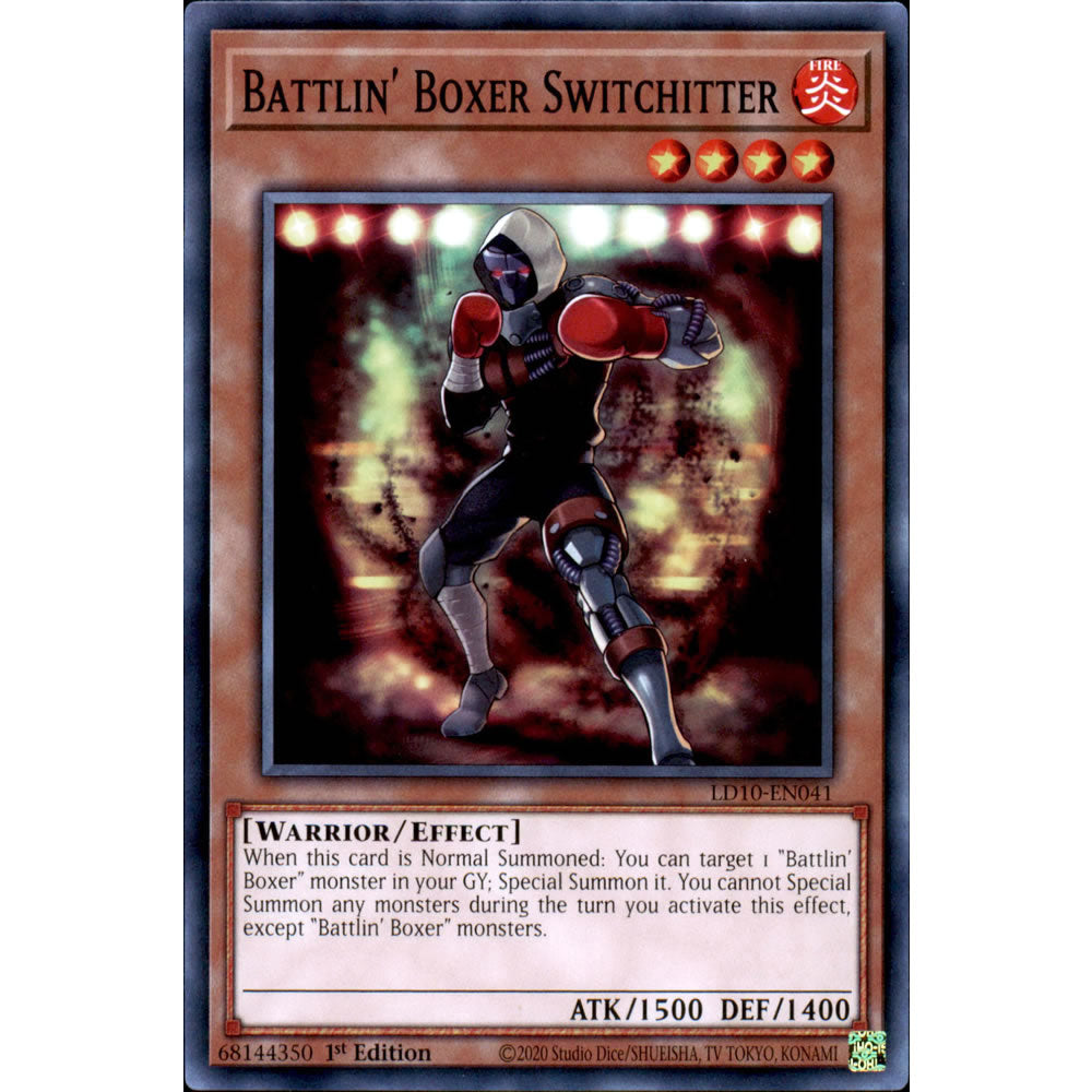 Battlin' Boxer Switchitter LD10-EN041 Yu-Gi-Oh! Card from the Legendary Duelists: Soulburning Volcano Set