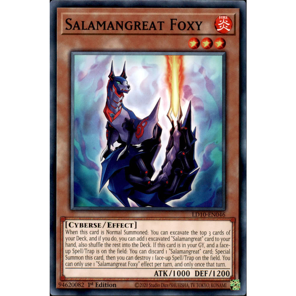 Salamangreat Foxy LD10-EN046 Yu-Gi-Oh! Card from the Legendary Duelists: Soulburning Volcano Set