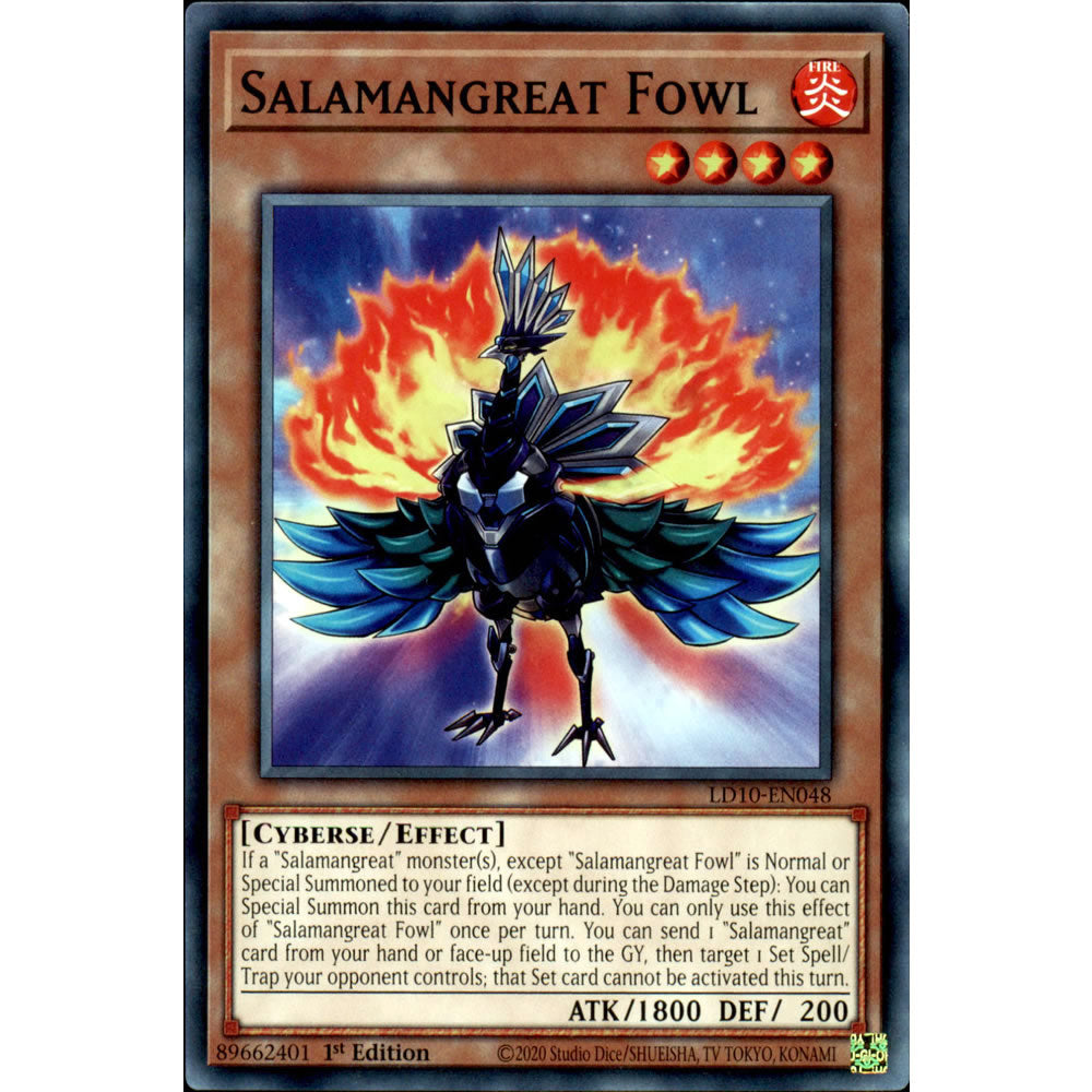 Salamangreat Fowl LD10-EN048 Yu-Gi-Oh! Card from the Legendary Duelists: Soulburning Volcano Set