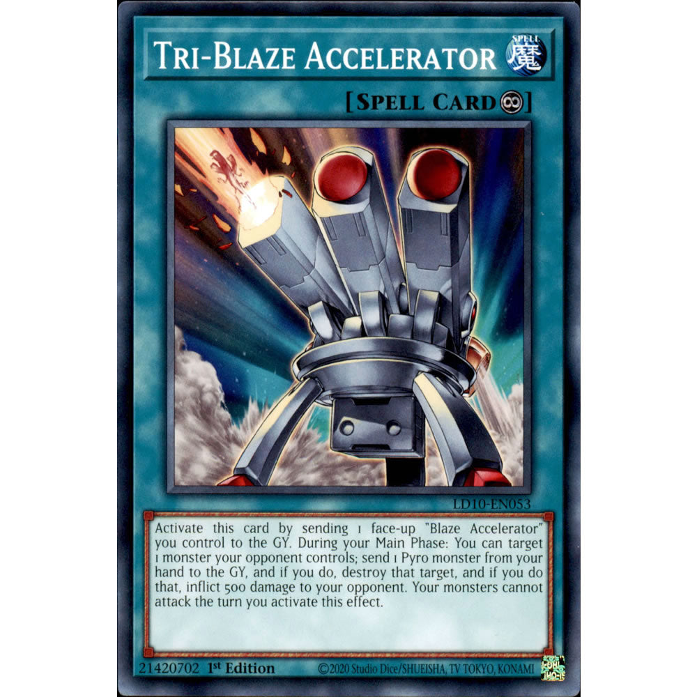 Tri-Blaze Accelerator LD10-EN053 Yu-Gi-Oh! Card from the Legendary Duelists: Soulburning Volcano Set