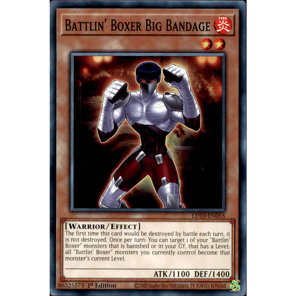 Battlin' Boxer Big Bandage LD10-EN055 Yu-Gi-Oh! Card from the Legendary Duelists: Soulburning Volcano Set