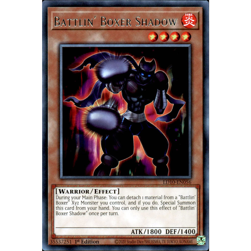 Battlin' Boxer Shadow LD10-EN056 Yu-Gi-Oh! Card from the Legendary Duelists: Soulburning Volcano Set