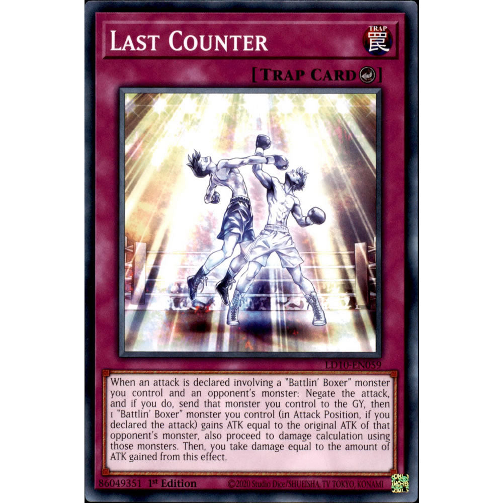 Last Counter LD10-EN059 Yu-Gi-Oh! Card from the Legendary Duelists: Soulburning Volcano Set