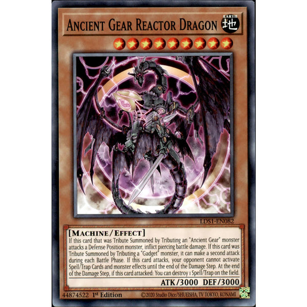 ancient gear reactor dragon Ancient Gear Reactor Dragon LDS1-EN082 Yu-Gi-Oh! Card