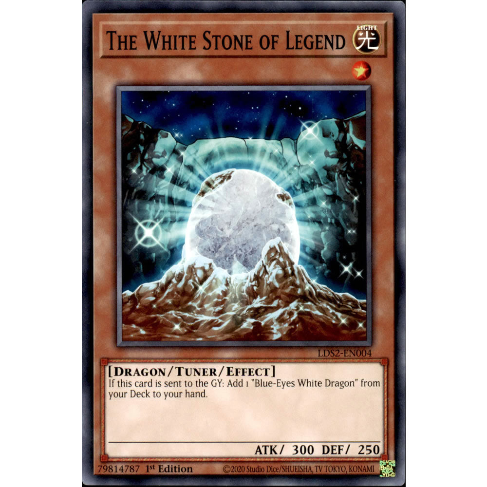 The White Stone of Legend LDS2-EN004 Yu-Gi-Oh! Card from the Legendary Duelists: Season 2 Set