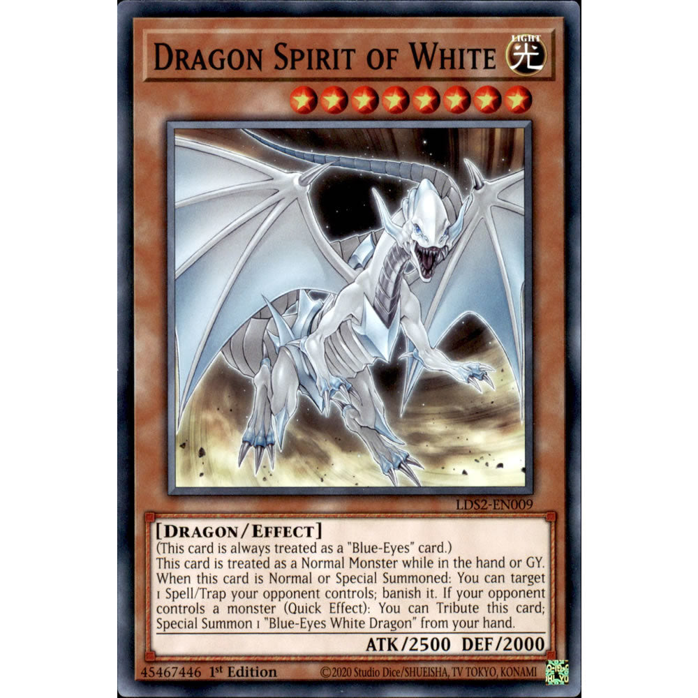 Dragon Spirit of White LDS2-EN009 Yu-Gi-Oh! Card from the Legendary Duelists: Season 2 Set