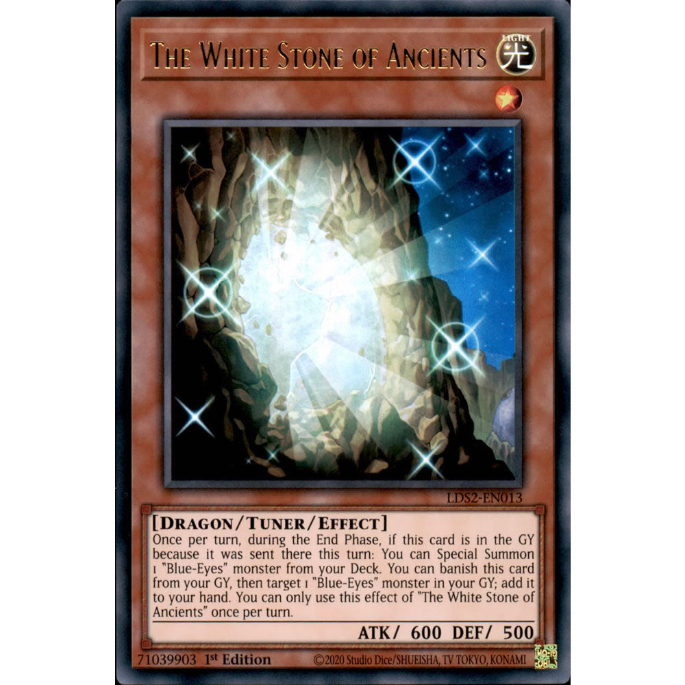 The White Stone of Ancients LDS2-EN013 Yu-Gi-Oh! Card from the Legendary Duelists: Season 2 Set