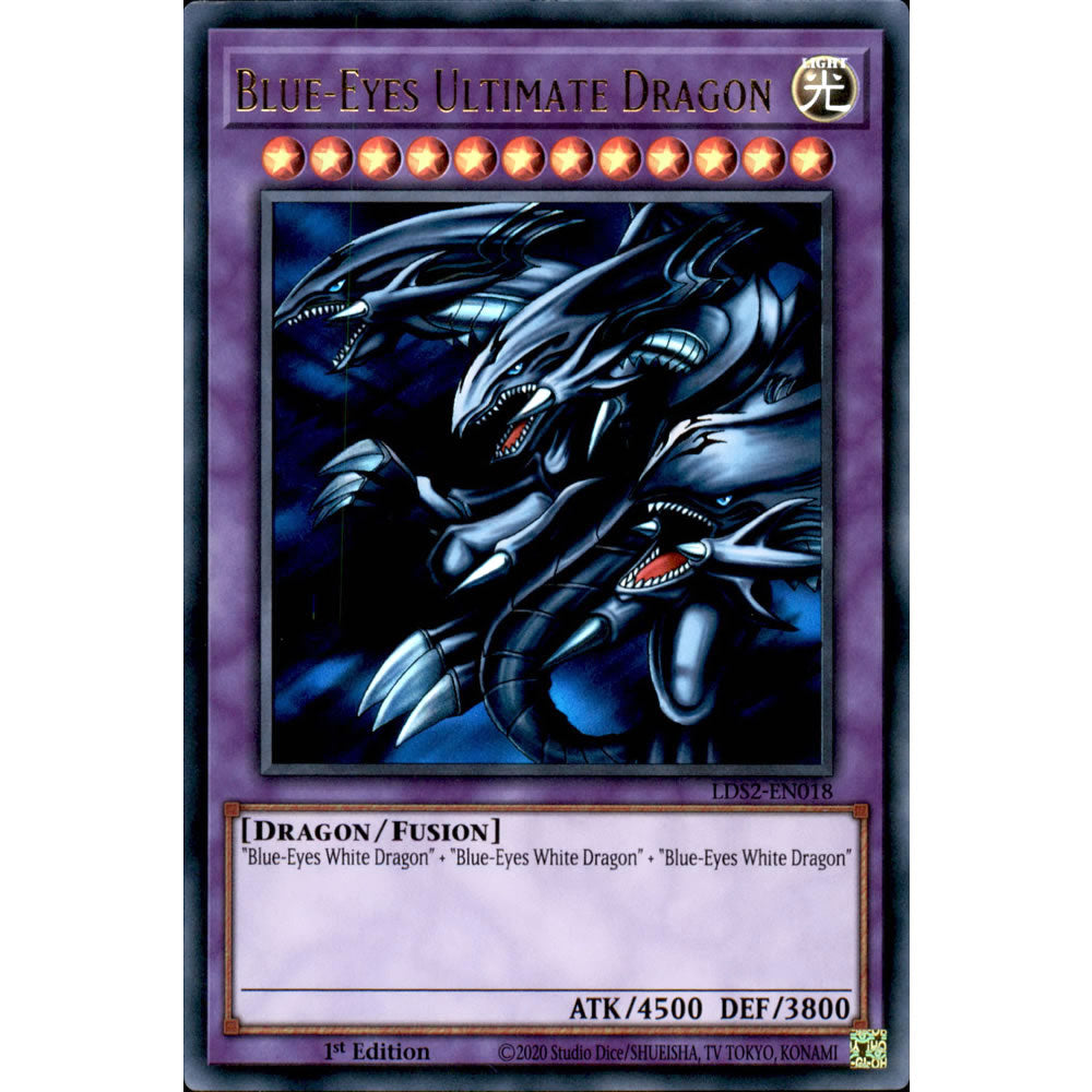 Blue-Eyes Ultimate Dragon LDS2-EN018 Yu-Gi-Oh! Card from the Legendary Duelists: Season 2 Set