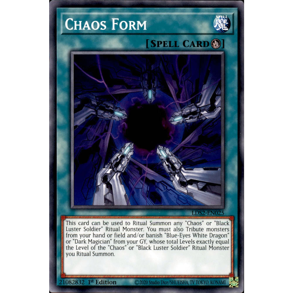 Chaos Form LDS2-EN025 Yu-Gi-Oh! Card from the Legendary Duelists: Season 2 Set