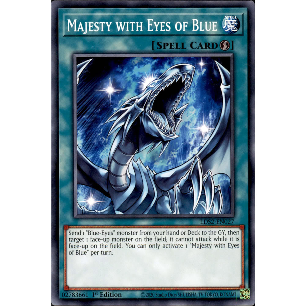 Majesty with Eyes of Blue LDS2-EN027 Yu-Gi-Oh! Card from the Legendary Duelists: Season 2 Set