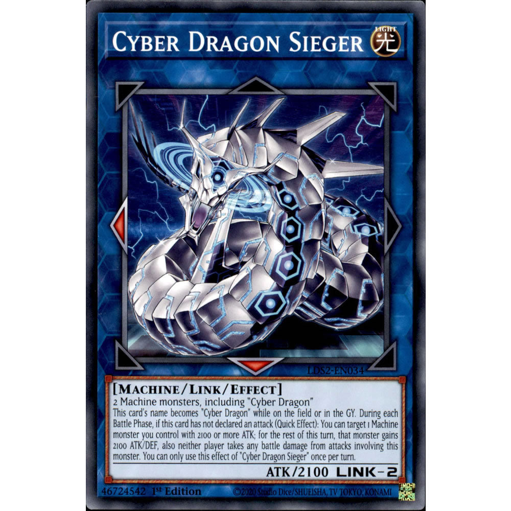 Cyber Dragon Sieger LDS2-EN034 Yu-Gi-Oh! Card from the Legendary Duelists: Season 2 Set