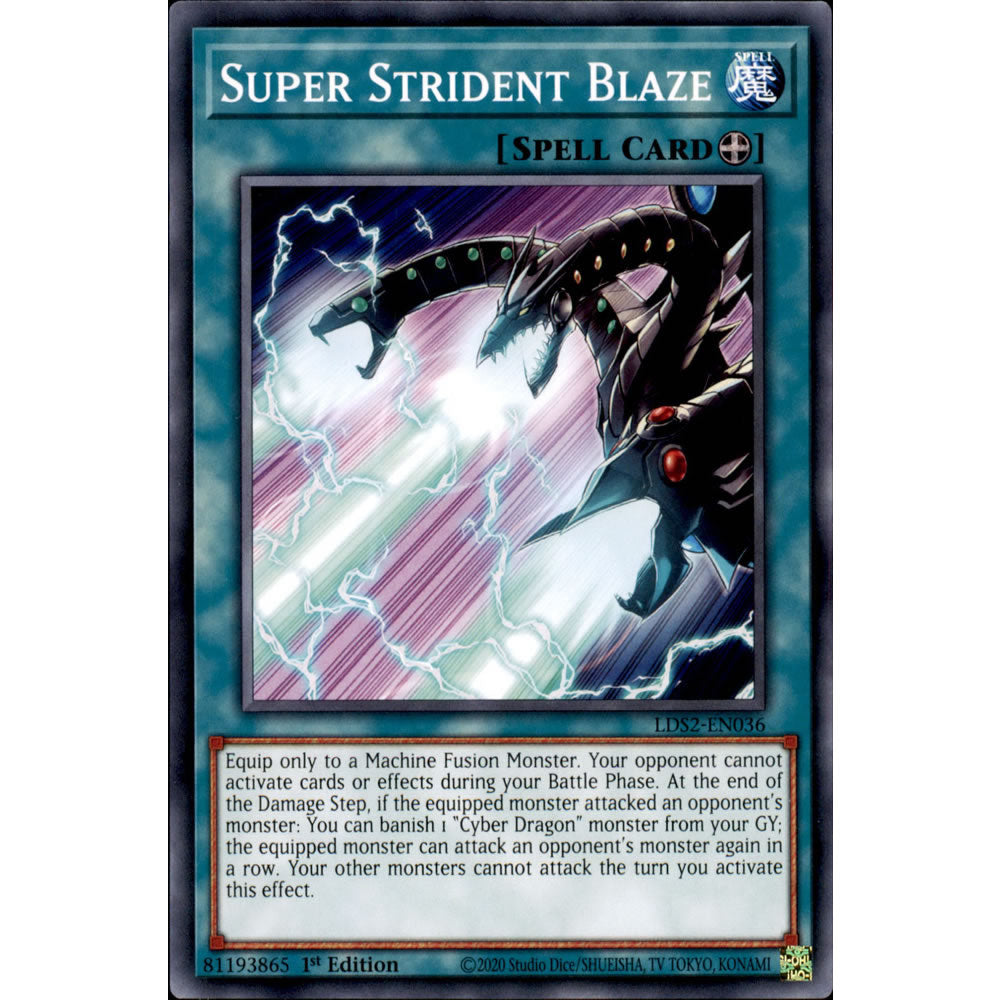 Super Strident Blaze LDS2-EN036 Yu-Gi-Oh! Card from the Legendary Duelists: Season 2 Set