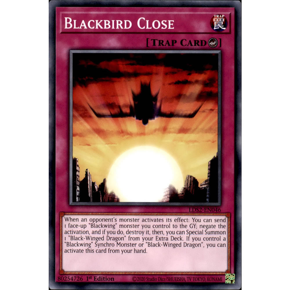 Blackbird Close LDS2-EN046 Yu-Gi-Oh! Card from the Legendary Duelists: Season 2 Set