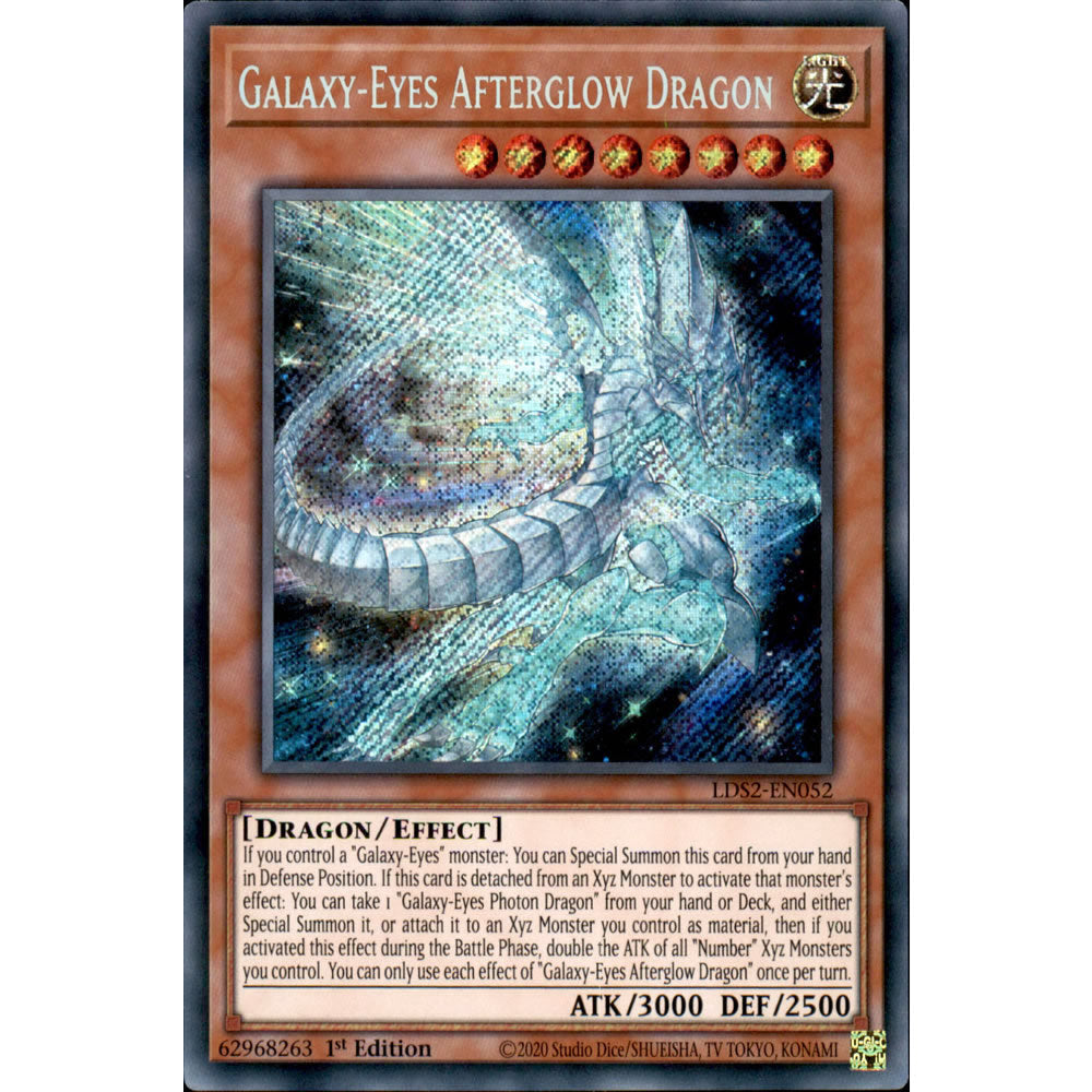 Galaxy-Eyes Afterglow Dragon LDS2-EN052 Yu-Gi-Oh! Card from the Legendary Duelists: Season 2 Set