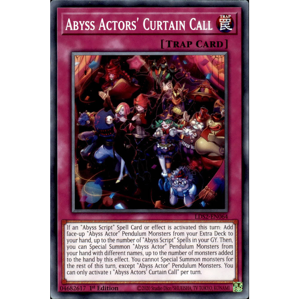 Abyss Actors' Curtain Call LDS2-EN064 Yu-Gi-Oh! Card from the Legendary Duelists: Season 2 Set