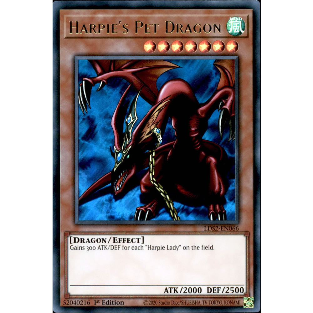 Harpie's Pet Dragon LDS2-EN066 Yu-Gi-Oh! Card from the Legendary Duelists: Season 2 Set