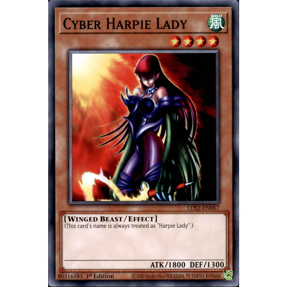Cyber Harpie Lady LDS2-EN067 Yu-Gi-Oh! Card from the Legendary Duelists: Season 2 Set