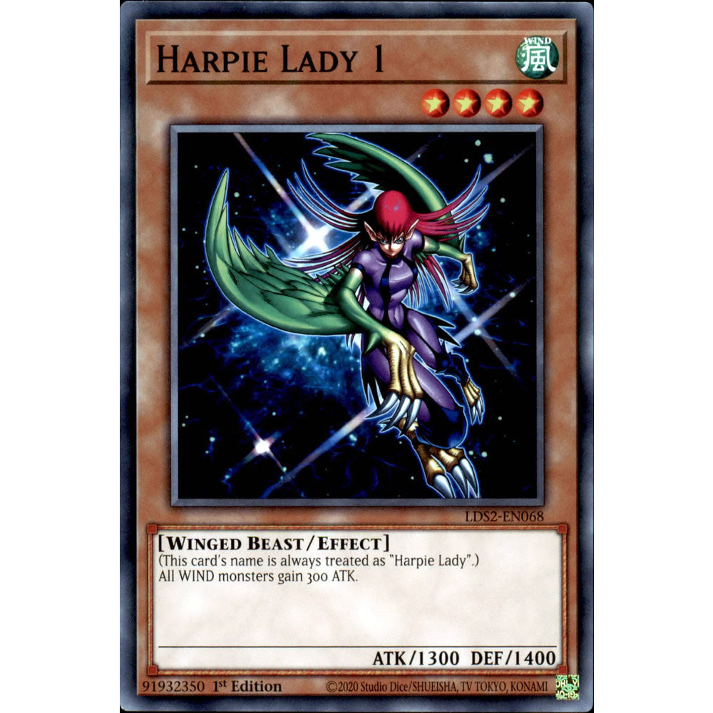 Harpie Lady 1 LDS2-EN068 Yu-Gi-Oh! Card from the Legendary Duelists: Season 2 Set